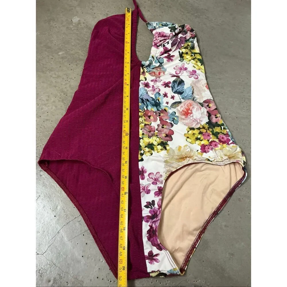 Albertine Halter Floral Swimsuit